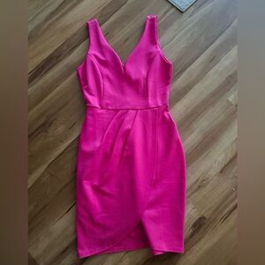 Amazon Vibrant Pink Midi Dress